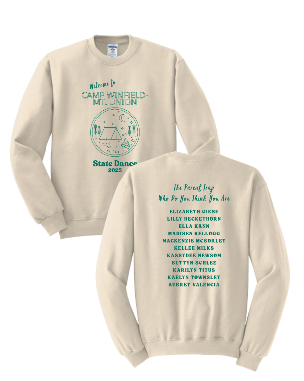 WMU State Dance 2025 Crew Sweatshirt