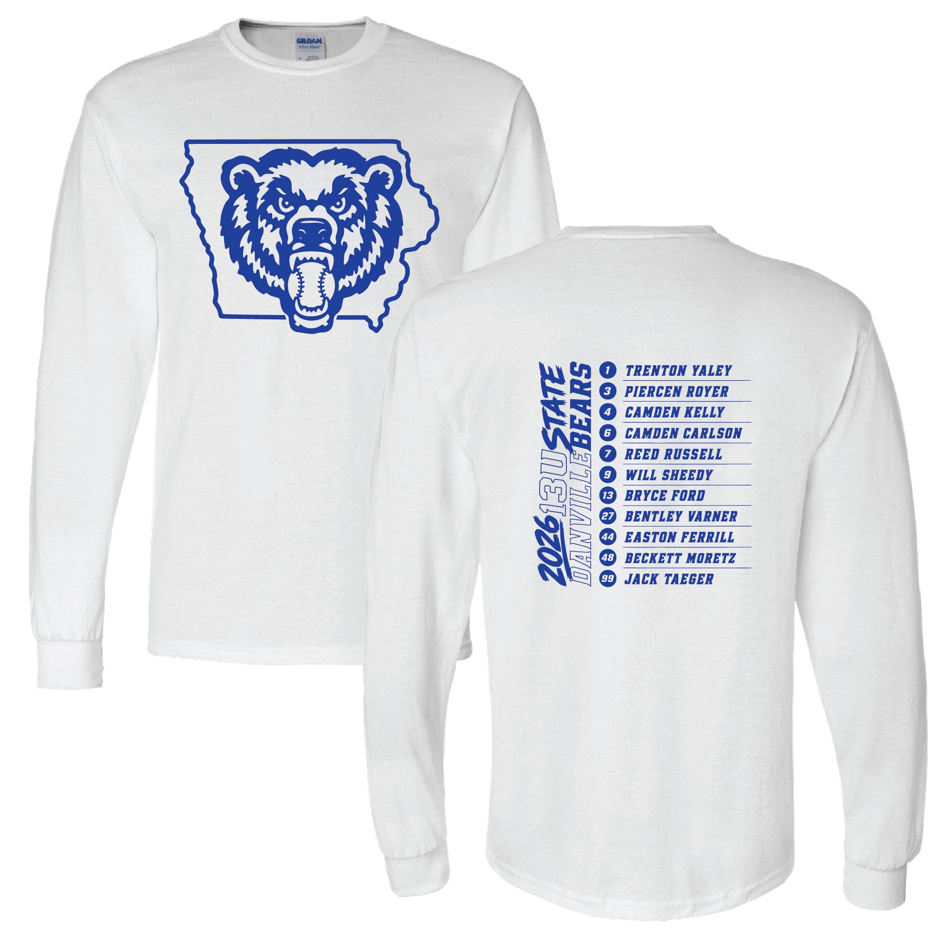 Danville 13U State Longsleeve T-Shirt