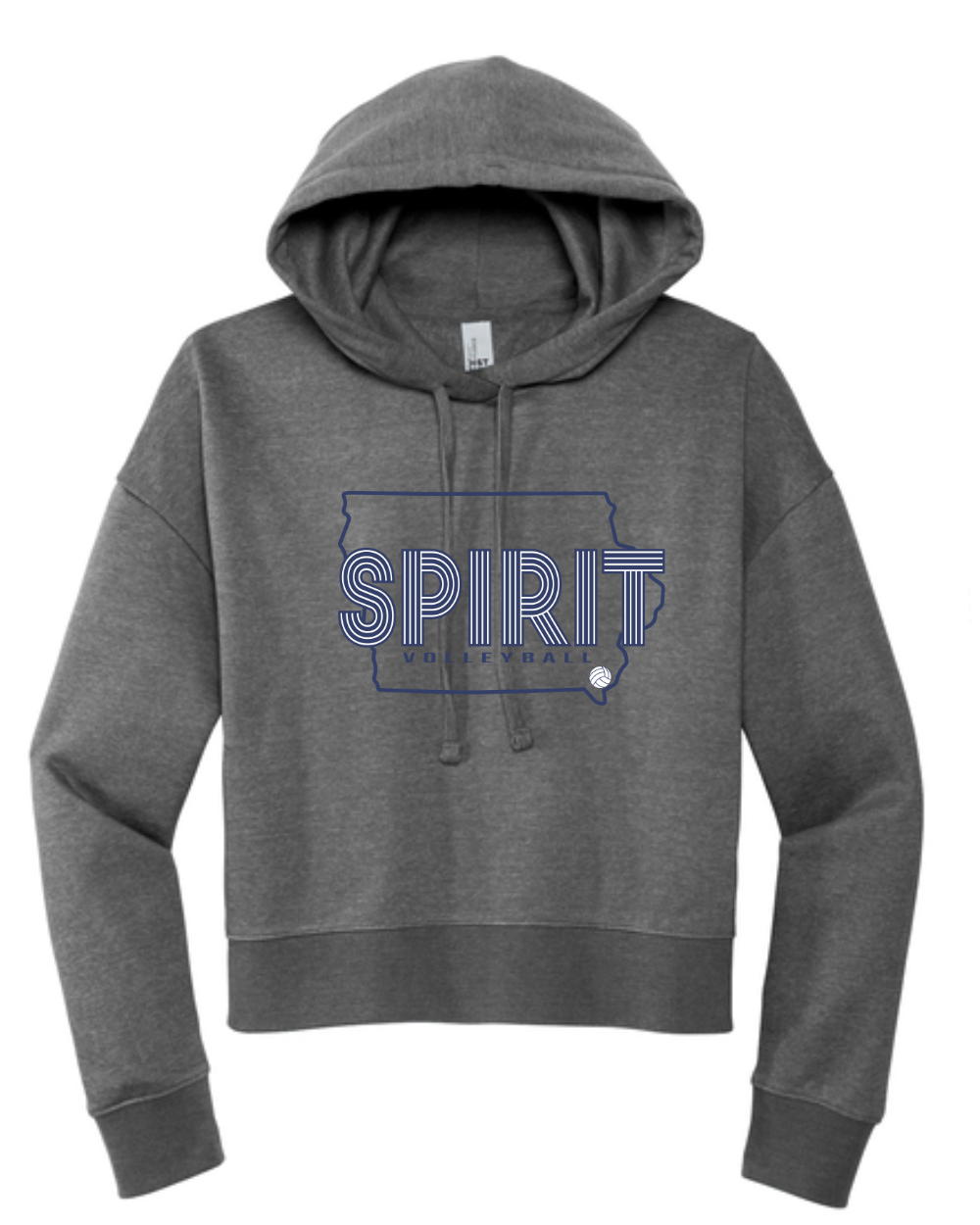 Spirit VB 2026 Ladies Crop Fleece Hoodie