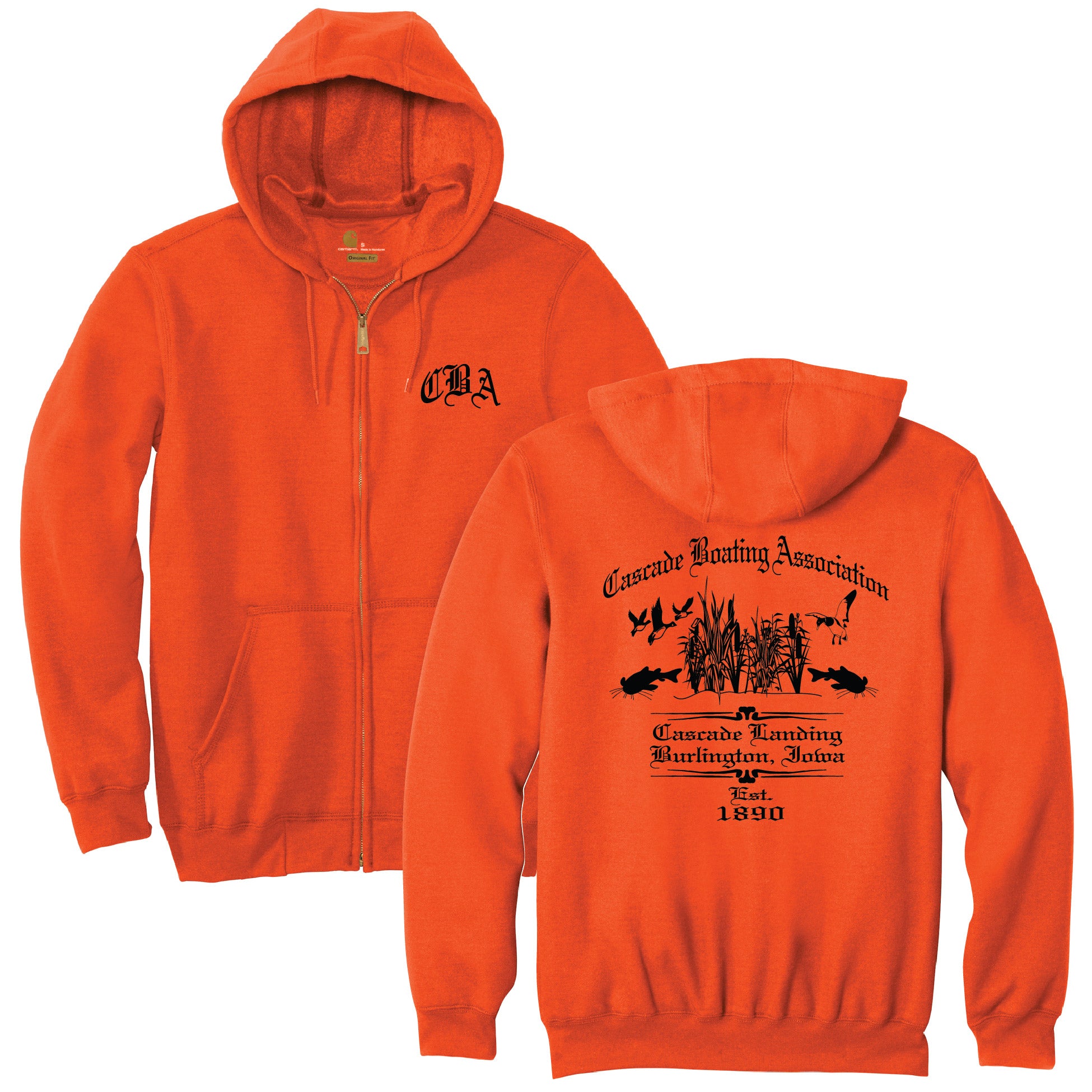 CBA 2026 Carhartt Zip-Up Hood