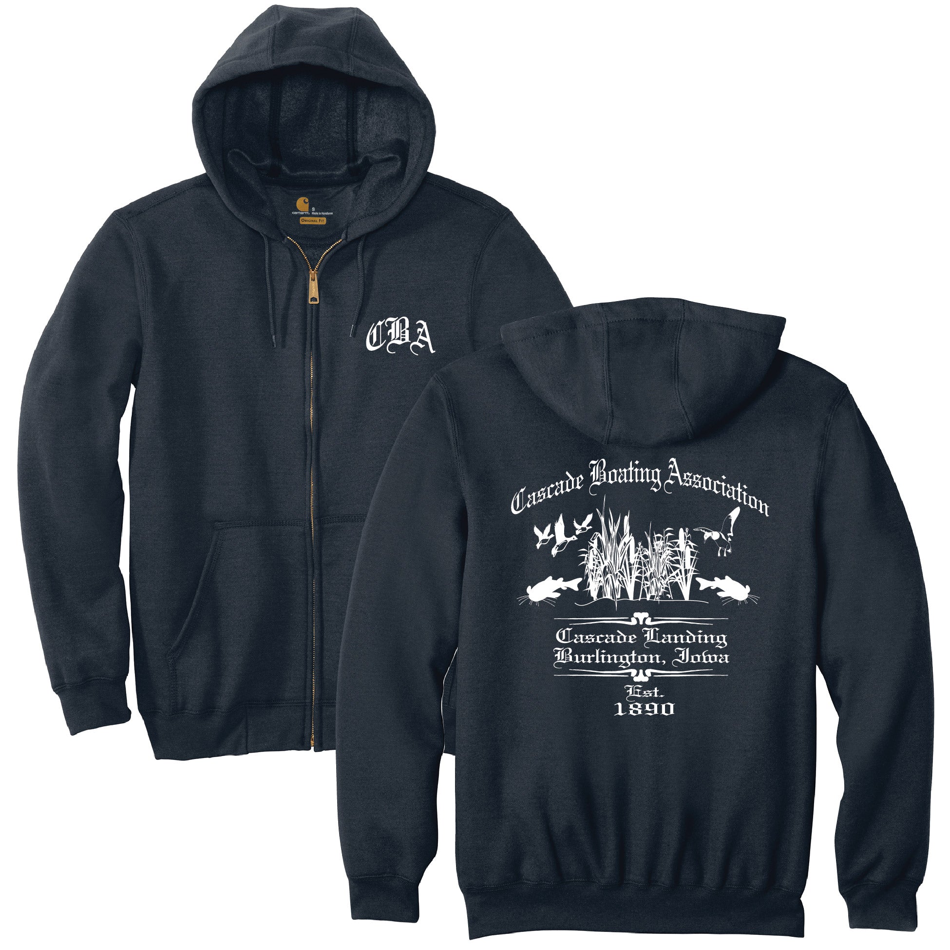 CBA 2026 Carhartt Zip-Up Hood