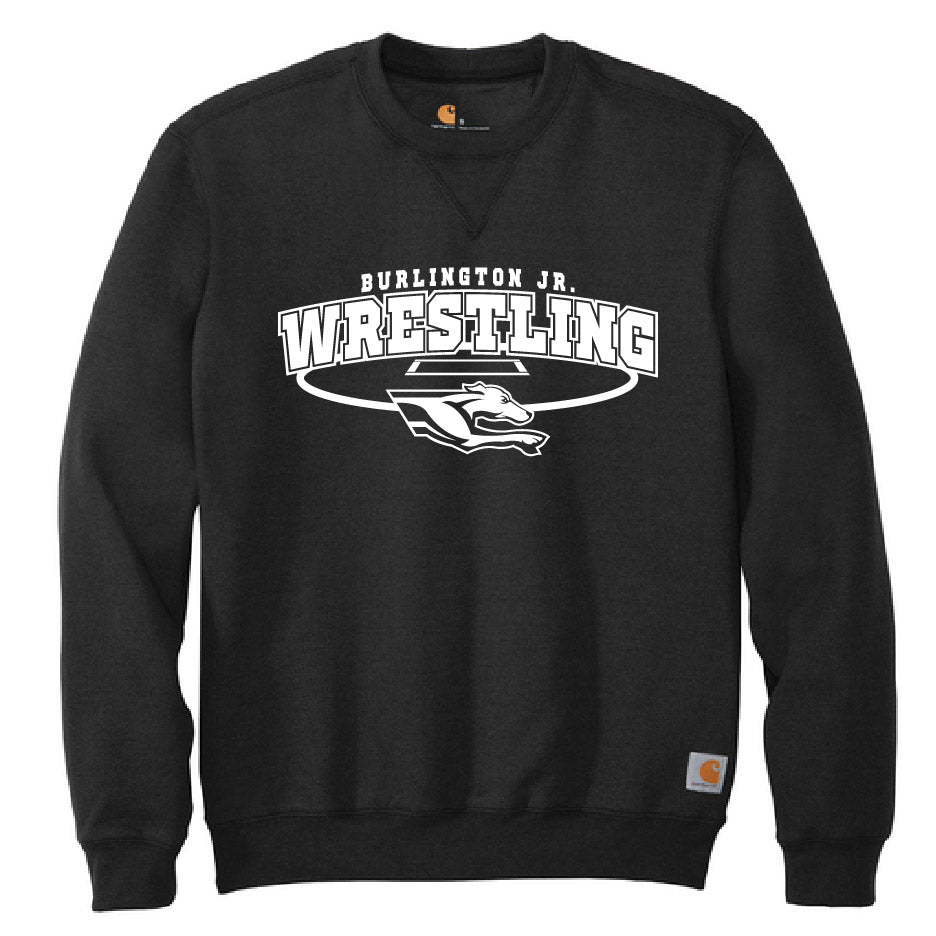 Burlington Jr. Wrestling Carhartt Crew Sweatshirt