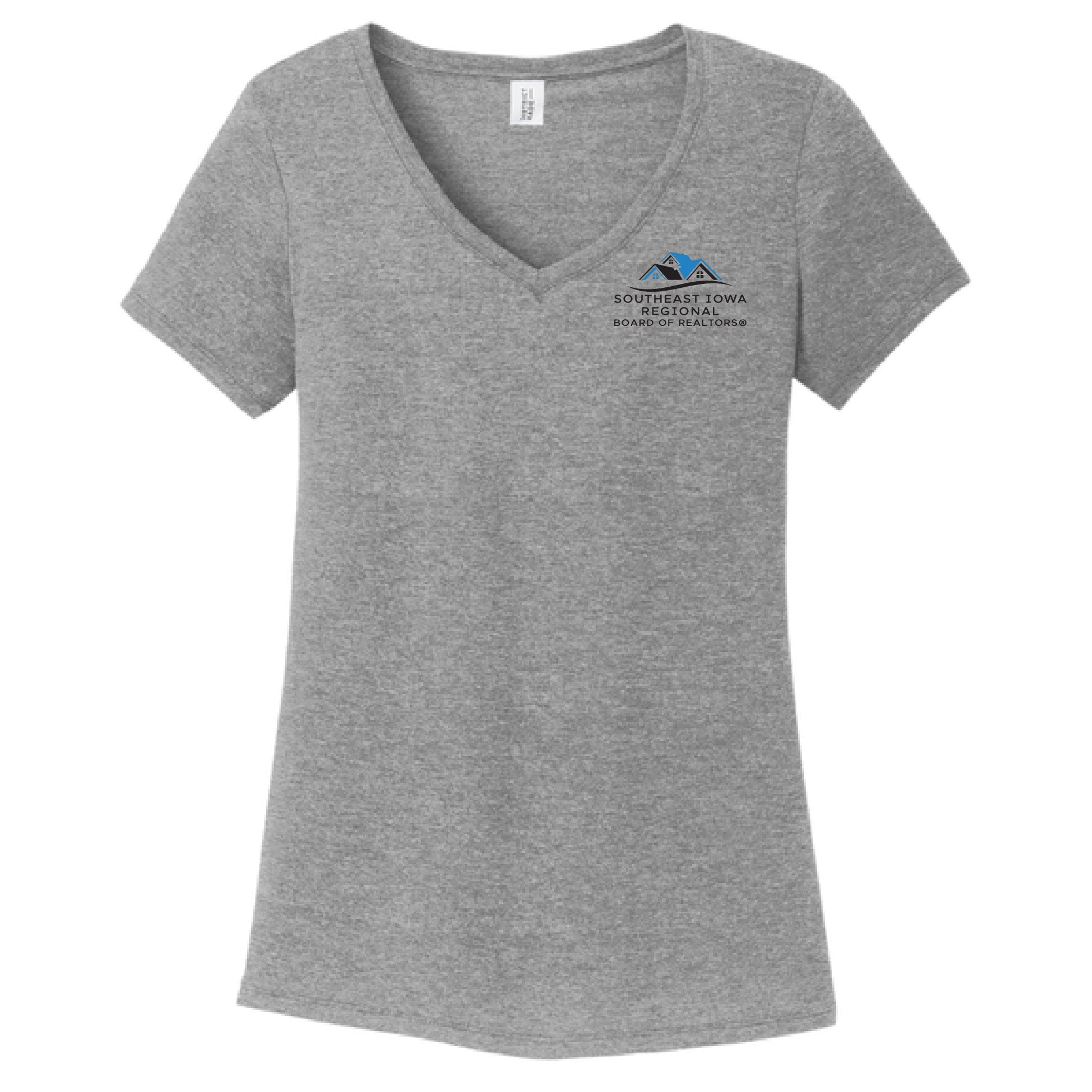 SE IA Realtors Ladies Softstyle V-Neck T-Shirt