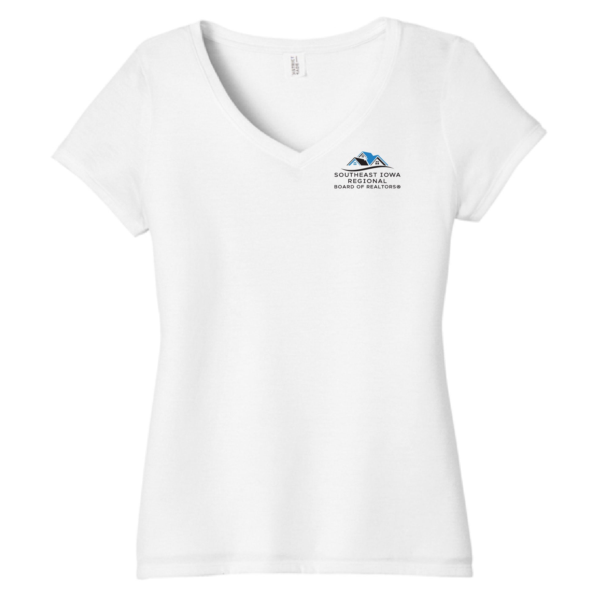 SE IA Realtors Ladies Softstyle V-Neck T-Shirt