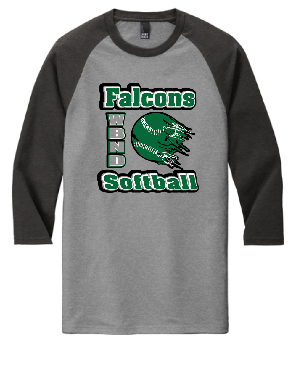 WBND SB 3/4 Sleeve Baseball Shirt
