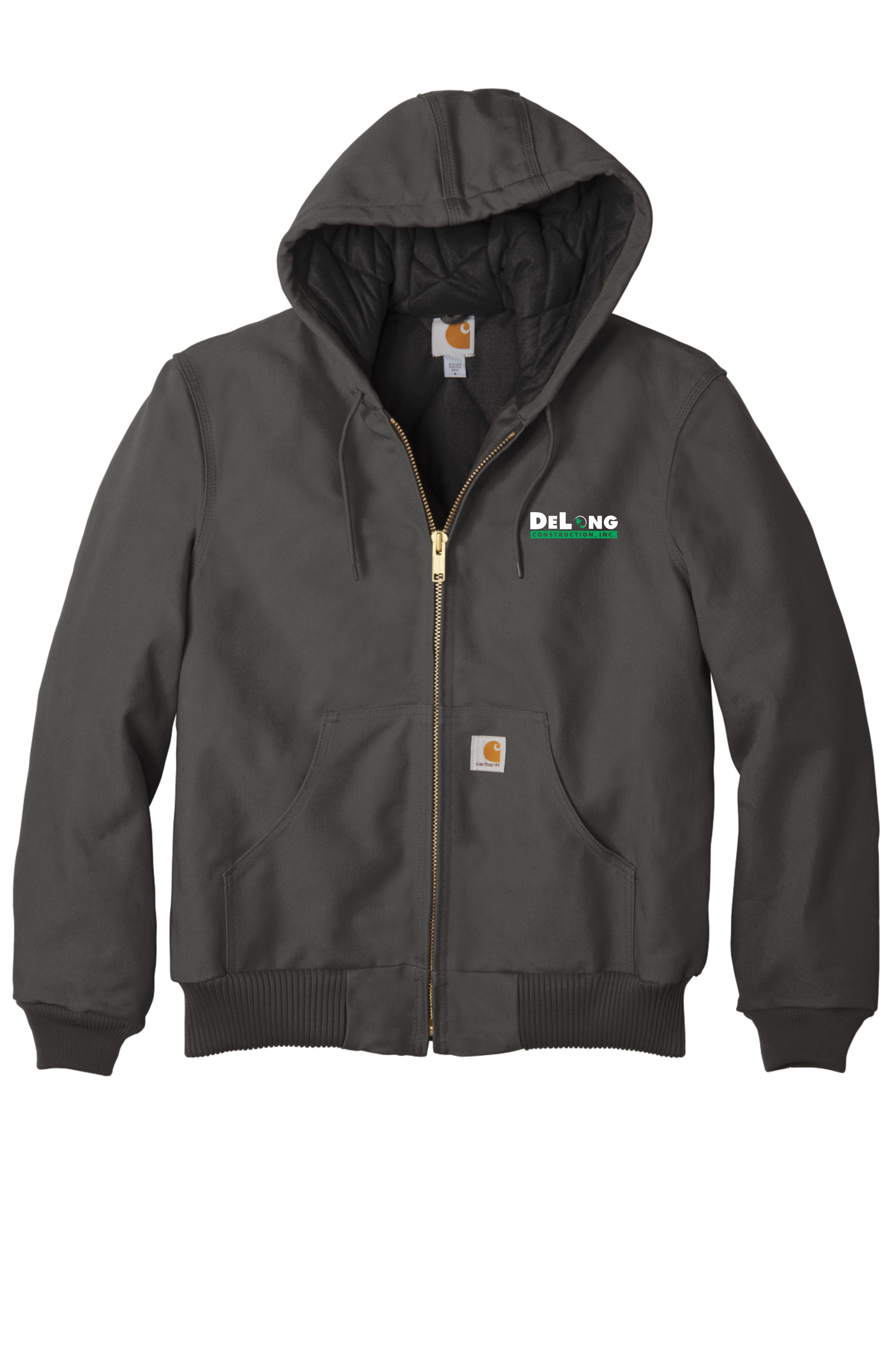 DeLong Construction Carhartt Quilted Active Jac