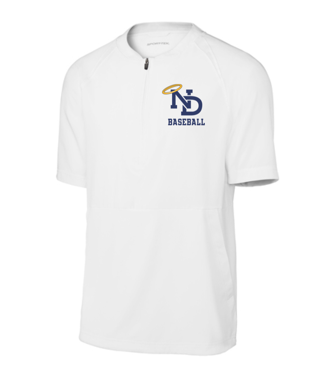 ND Baseball 1/2 Zip Shortsleeve Jacket