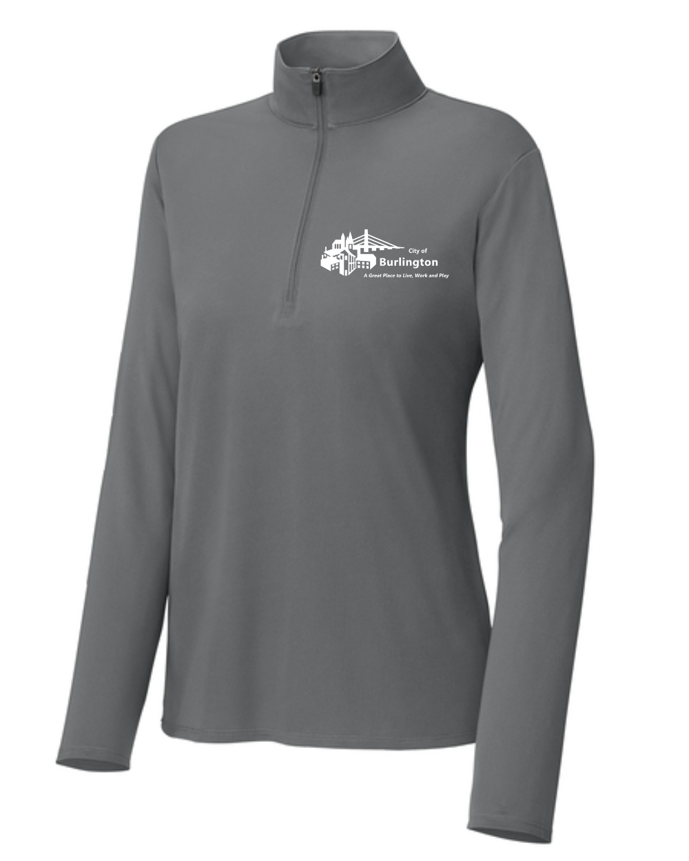 City of Burlington Ladies 1/4 Zip