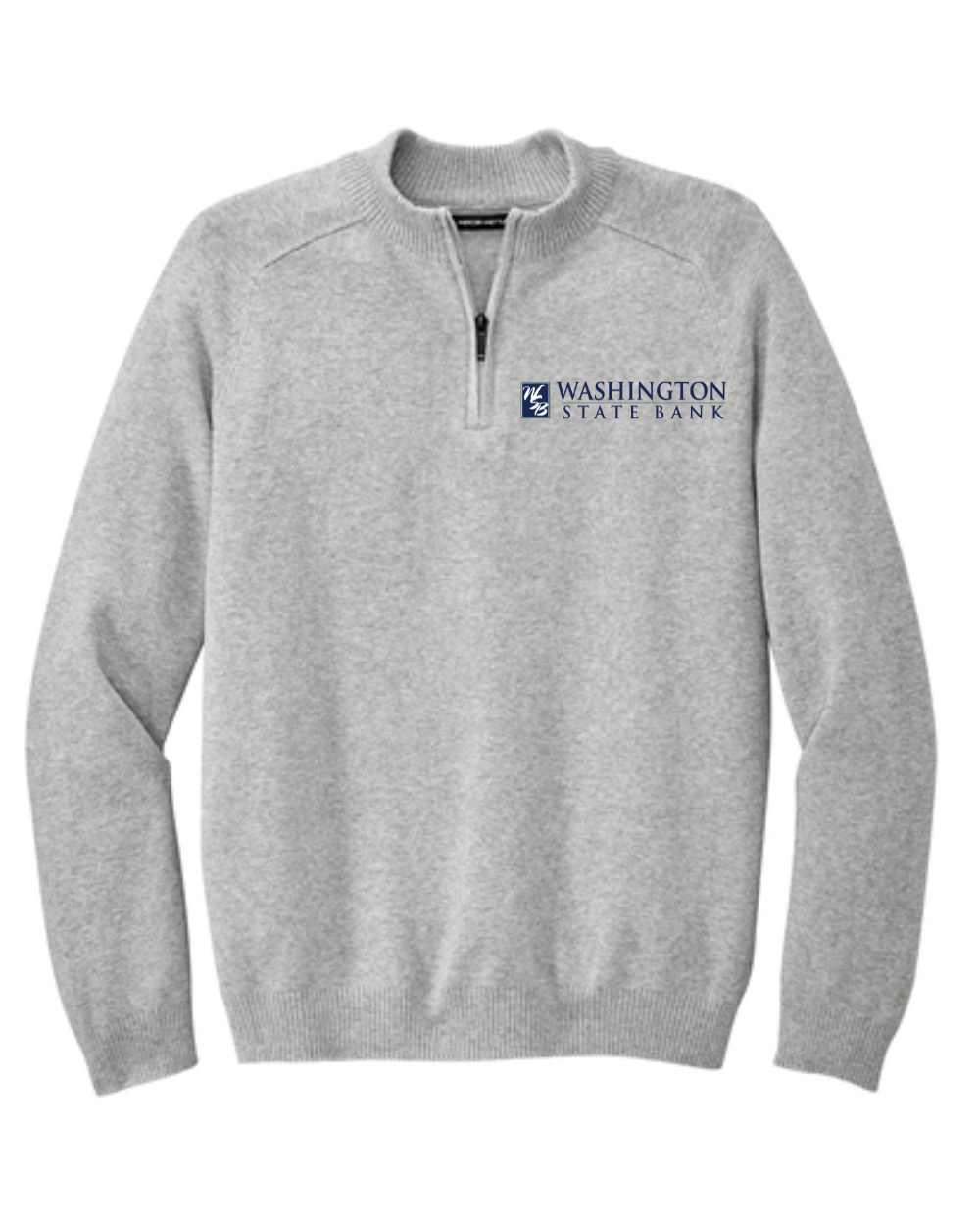 WSB Mens 1/4 Zip Sweater