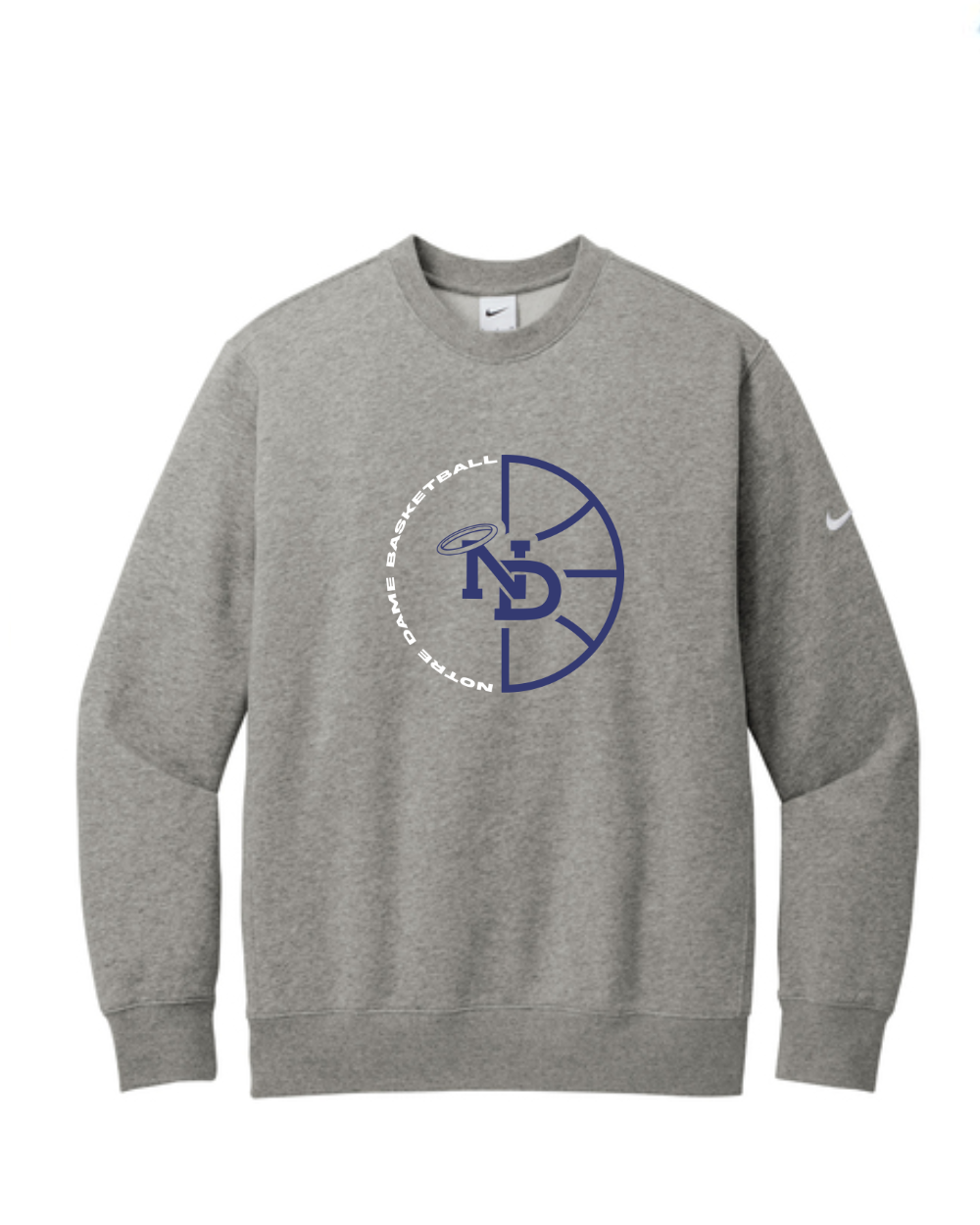 ND Boys BB 2025 Nike Crew Sweatshirt