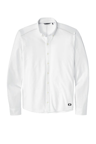 Danville State Savings Bank Code Stretch Long Sleeve Button-Up