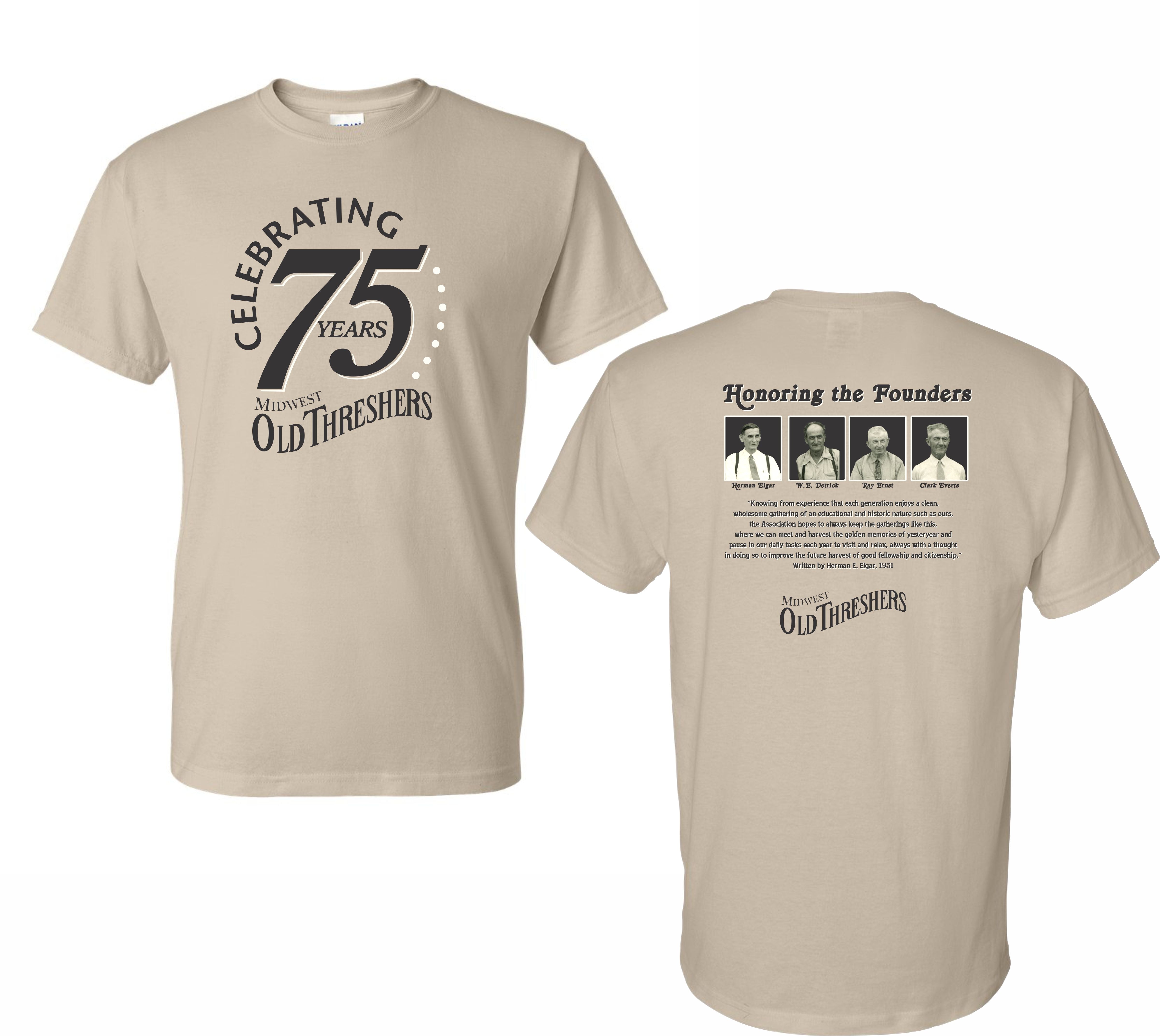 Old Threshers 75 Years Dryfit Shirt