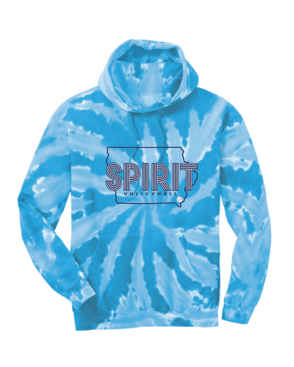 Spirit VB 2026 Tie Dye Hoodie