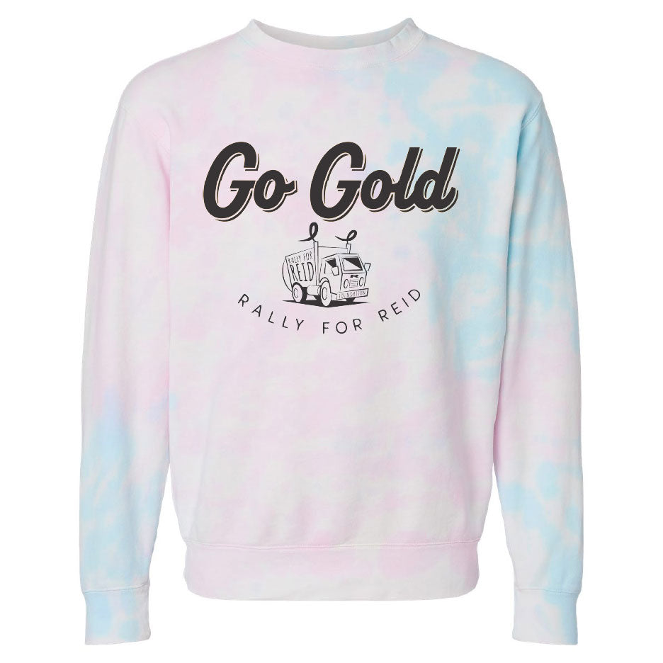 Go For Gold 2026 Tie-Dye Sweatshirt