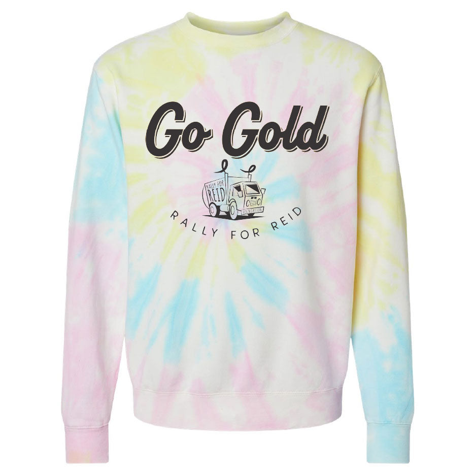 Go For Gold 2026 Tie-Dye Sweatshirt