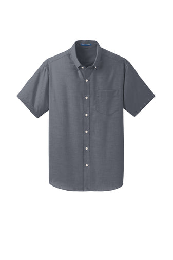 Danville State Savings Bank Short Sleeve SuperPro™ Oxford Shirt