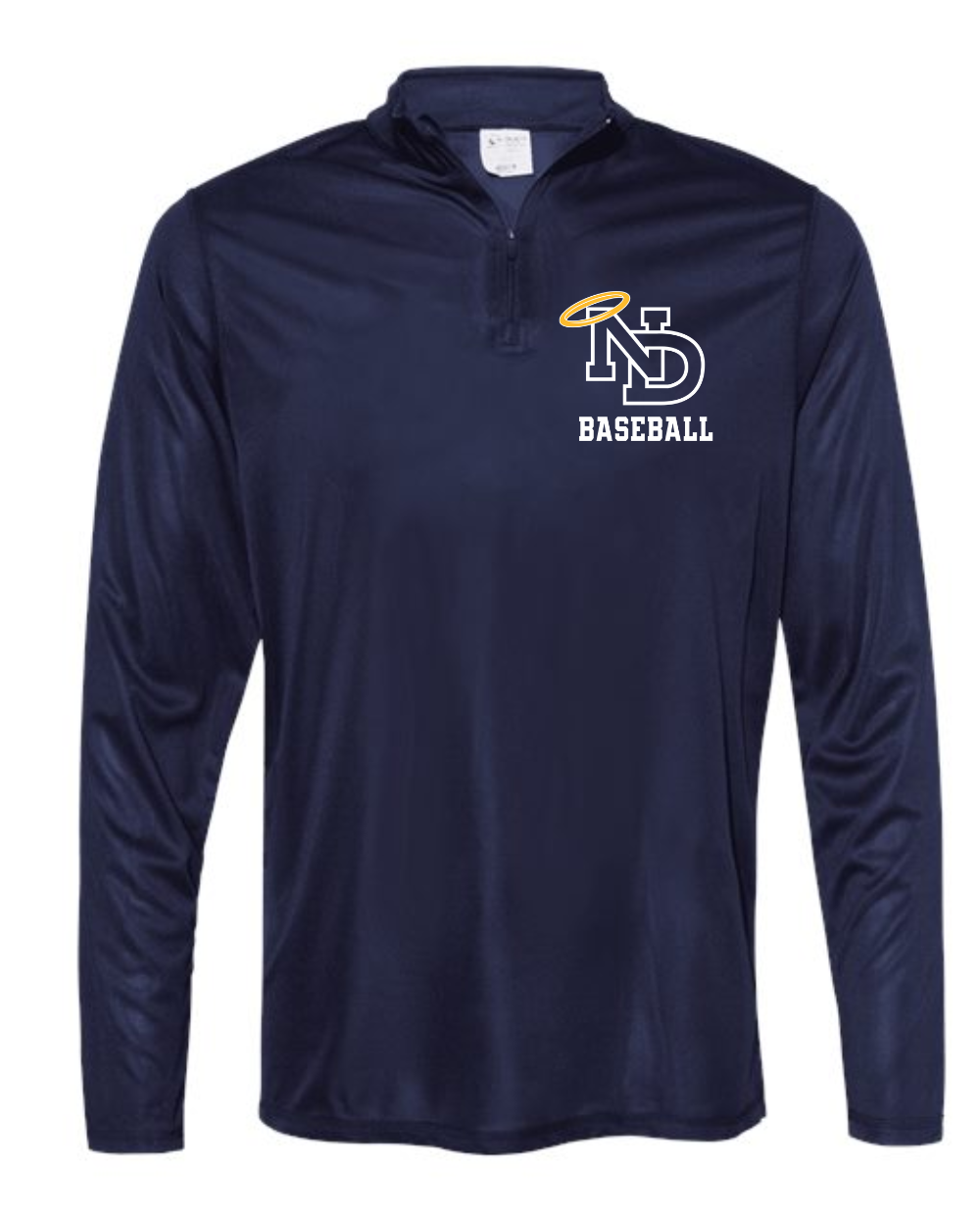 ND Baseball 1/4 Pullover