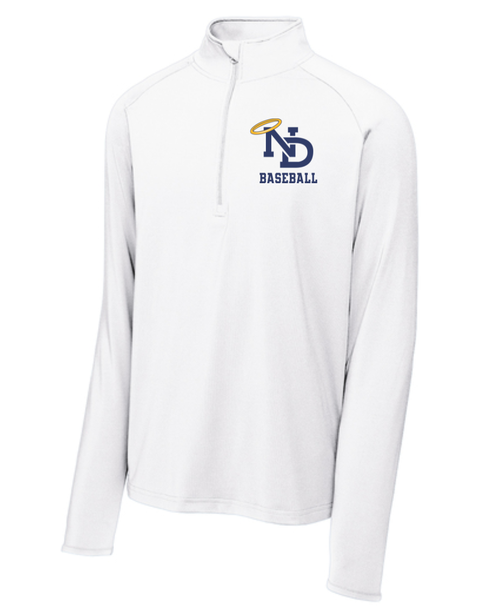 ND Baseball 1/4 Pullover