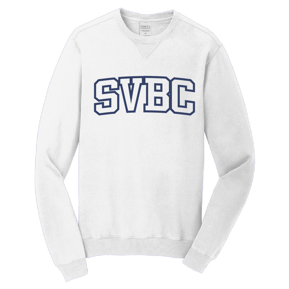 Spirit VB 2027 Emb SVBC Garment Dye Crew Sweatshirt