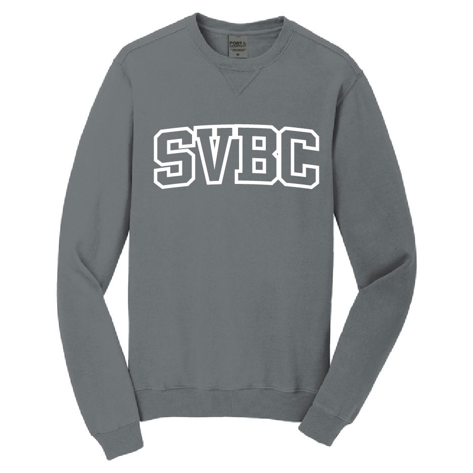 Spirit VB 2027 Emb SVBC Garment Dye Crew Sweatshirt
