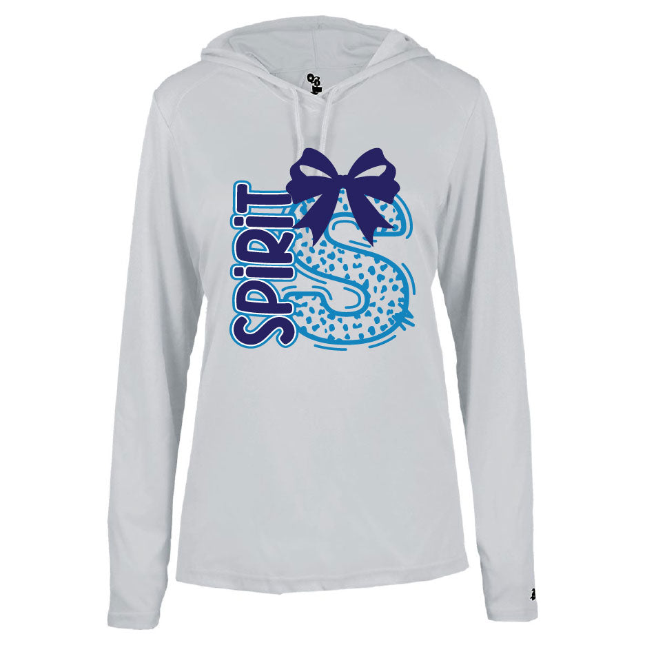 Spirit VB 2027 Ladies Lighweight Dryfit Hoodie