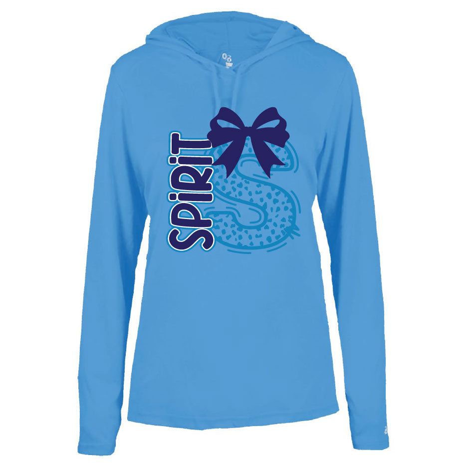Spirit VB 2027 Ladies Lighweight Dryfit Hoodie