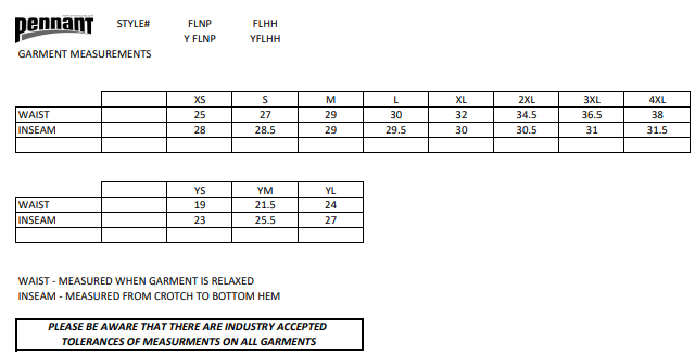 Rush VB 2027 Flannel Pants