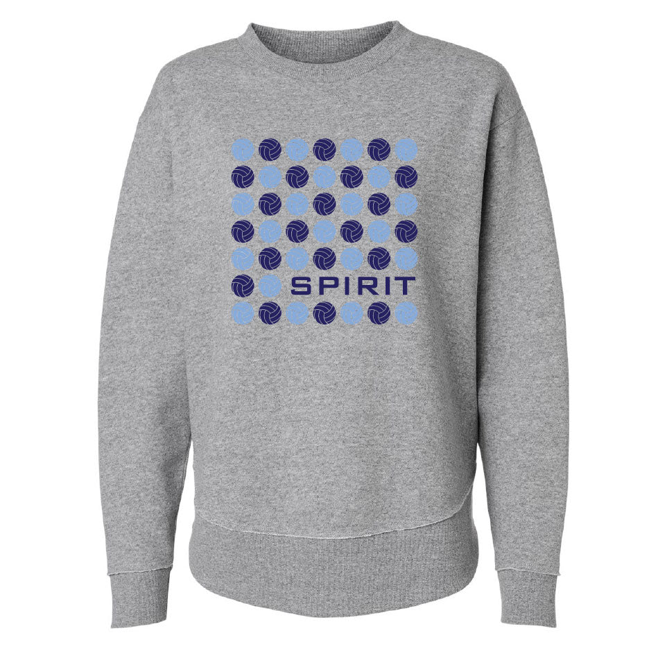 Spirit VB 2027 Ladies Fleece Crewneck