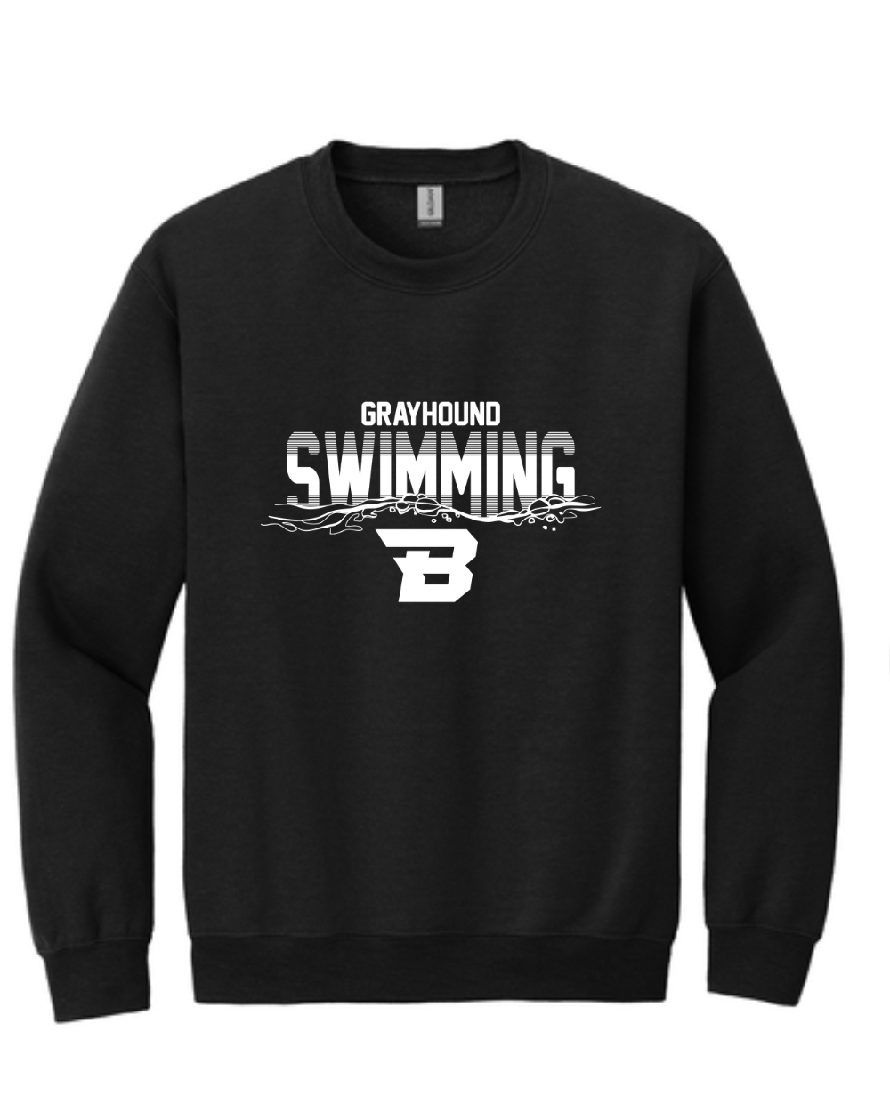 BHS Boys Swim 2025 Crew Sweatshirt