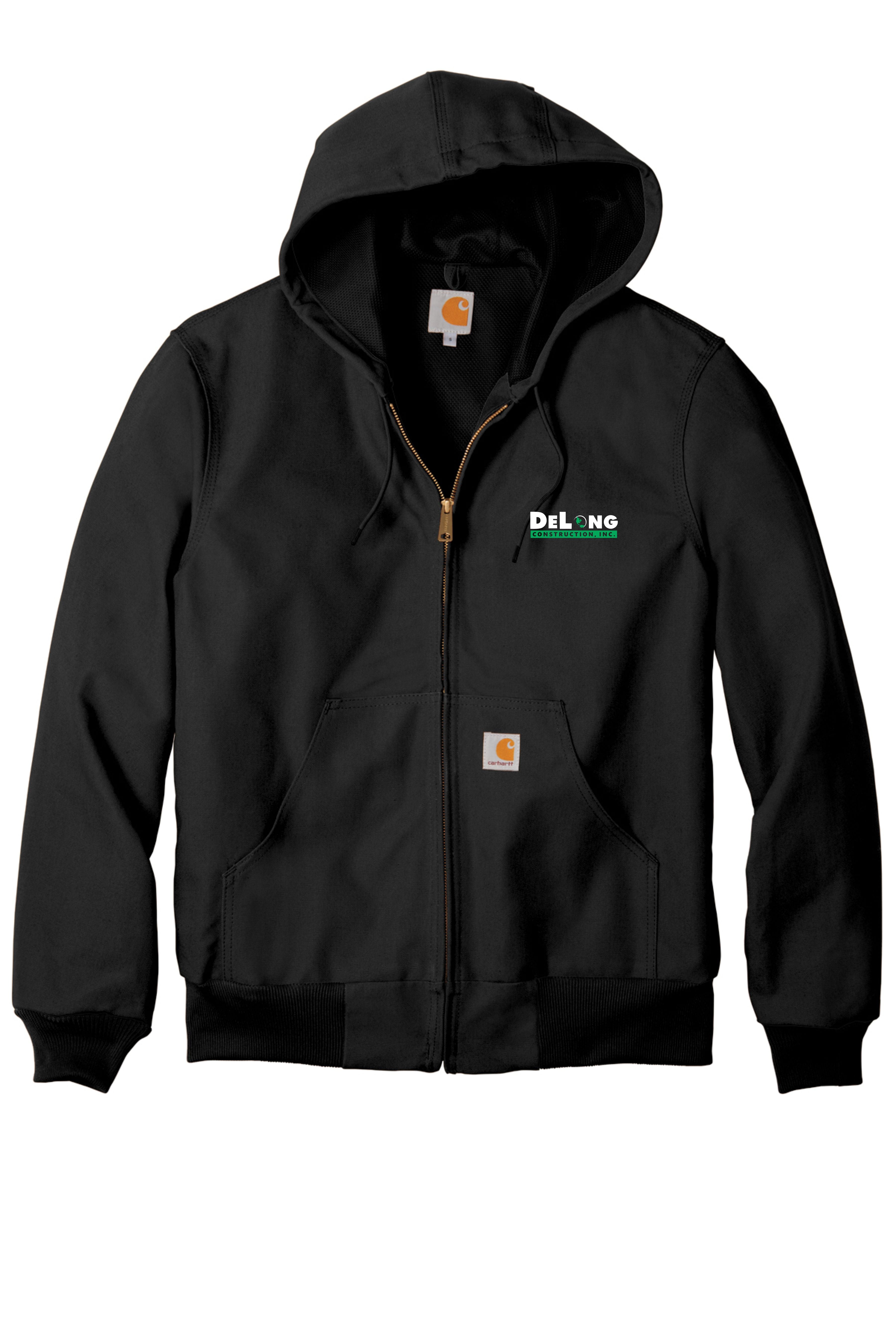 DeLong Construction Carhartt Thermal Active Jac