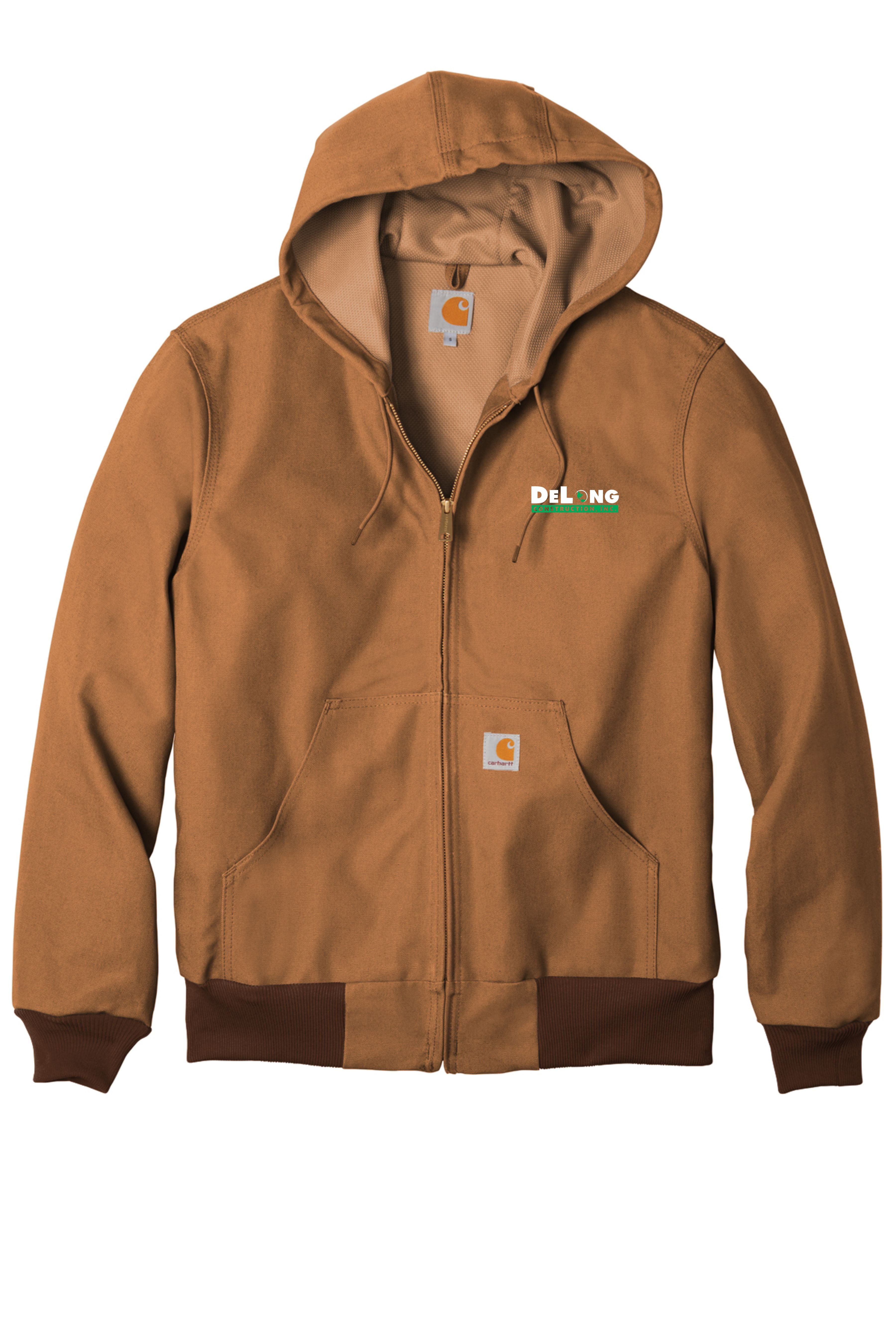 DeLong Construction Carhartt Thermal Active Jac