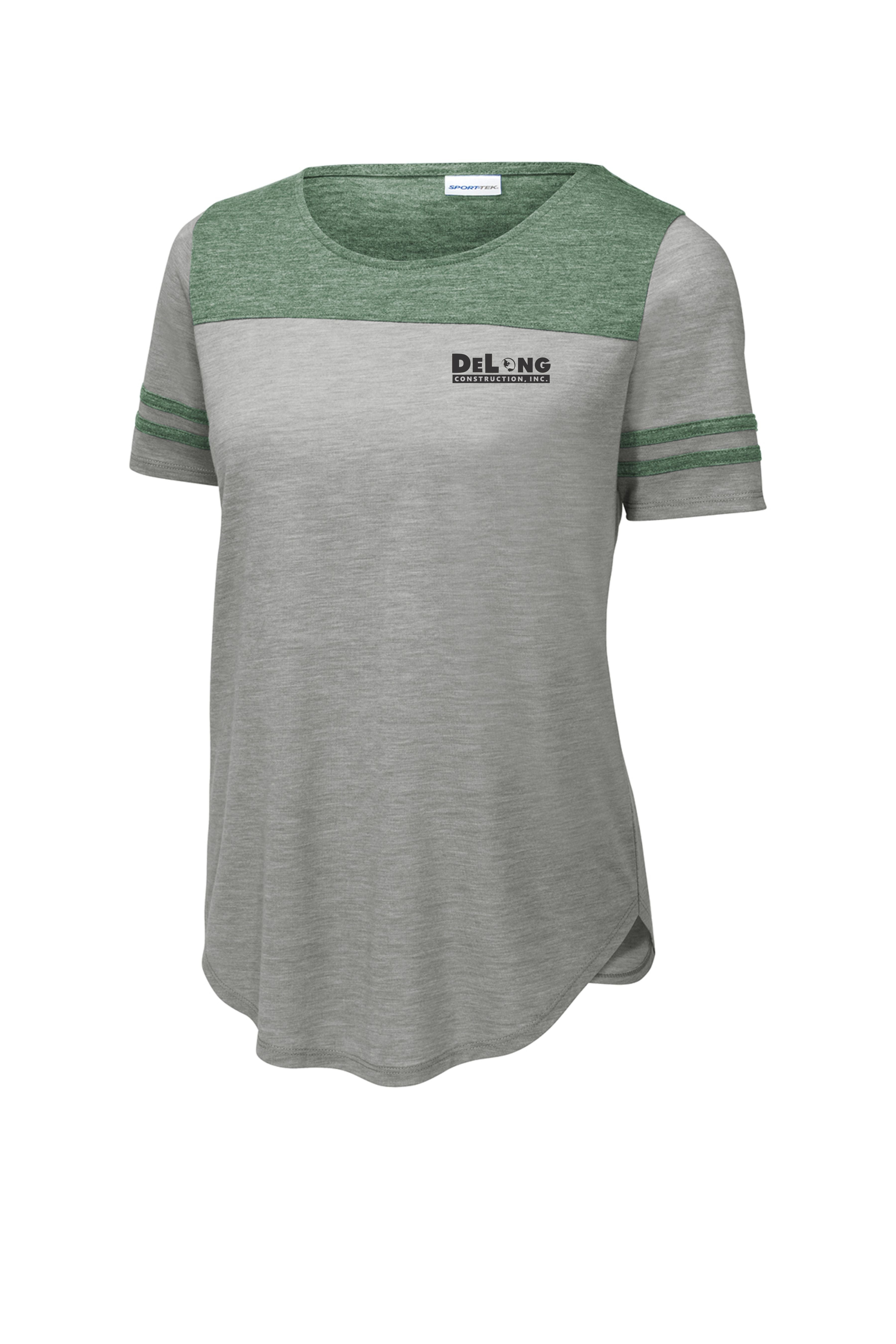 DeLong Construction Ladies TriBlend Tee