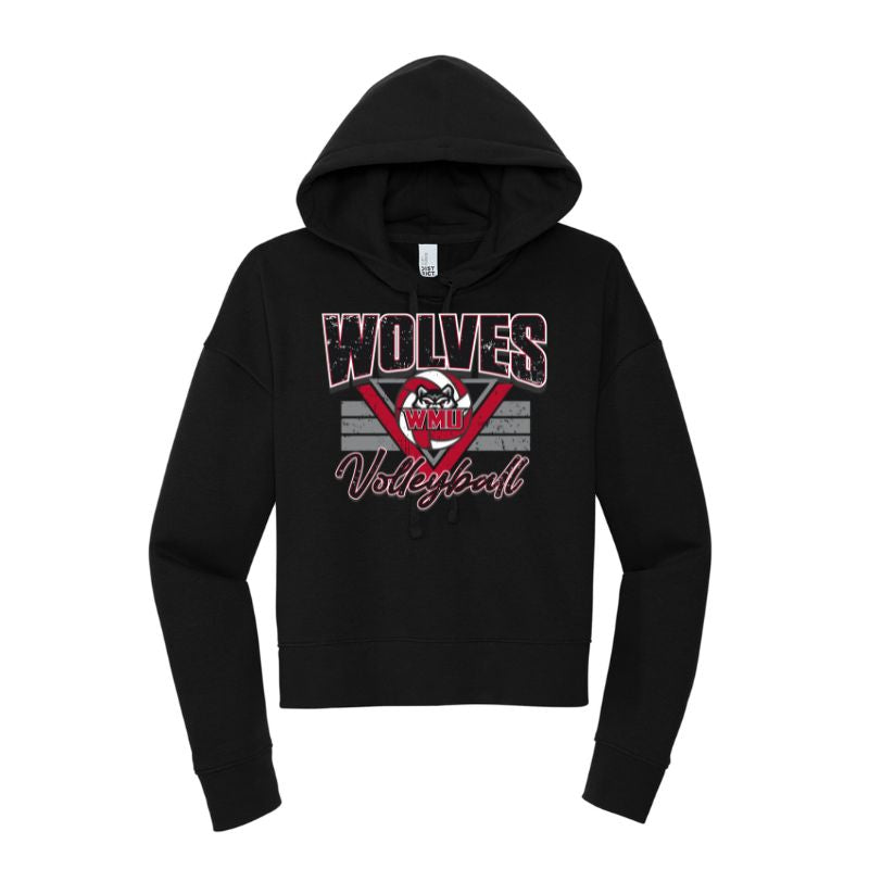 WMU VB 2026 Ladies Crop Hoodie