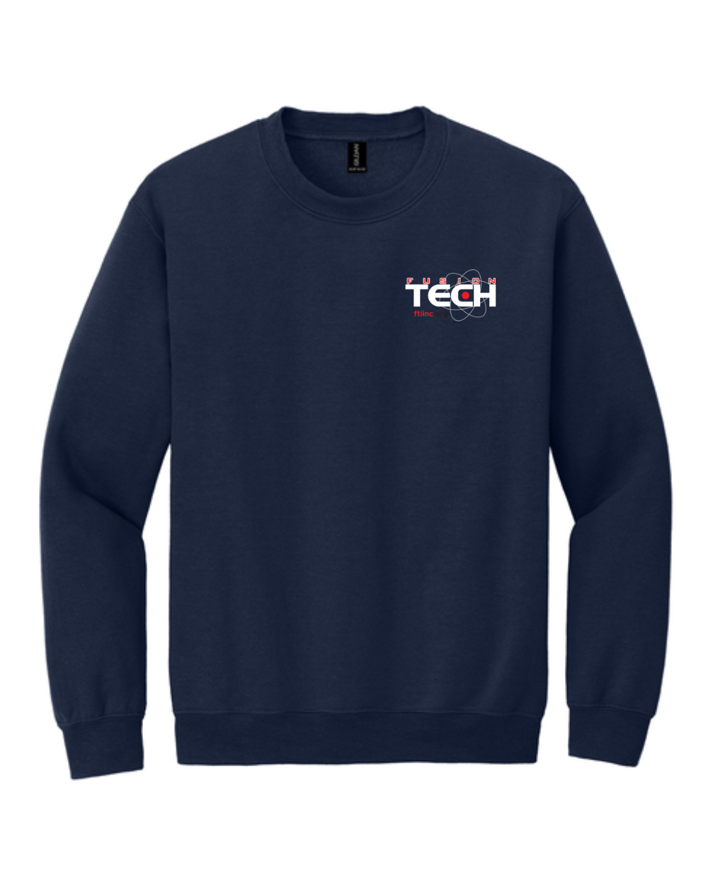 Fusion Tech Embroidered Crew Sweatshirt
