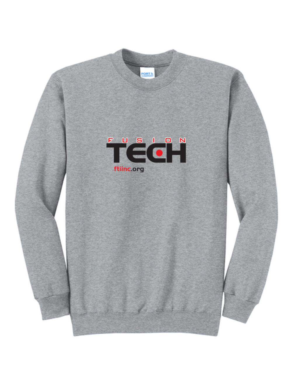 Fusion Tech Screenprinted Tall Crew Sweatshirt