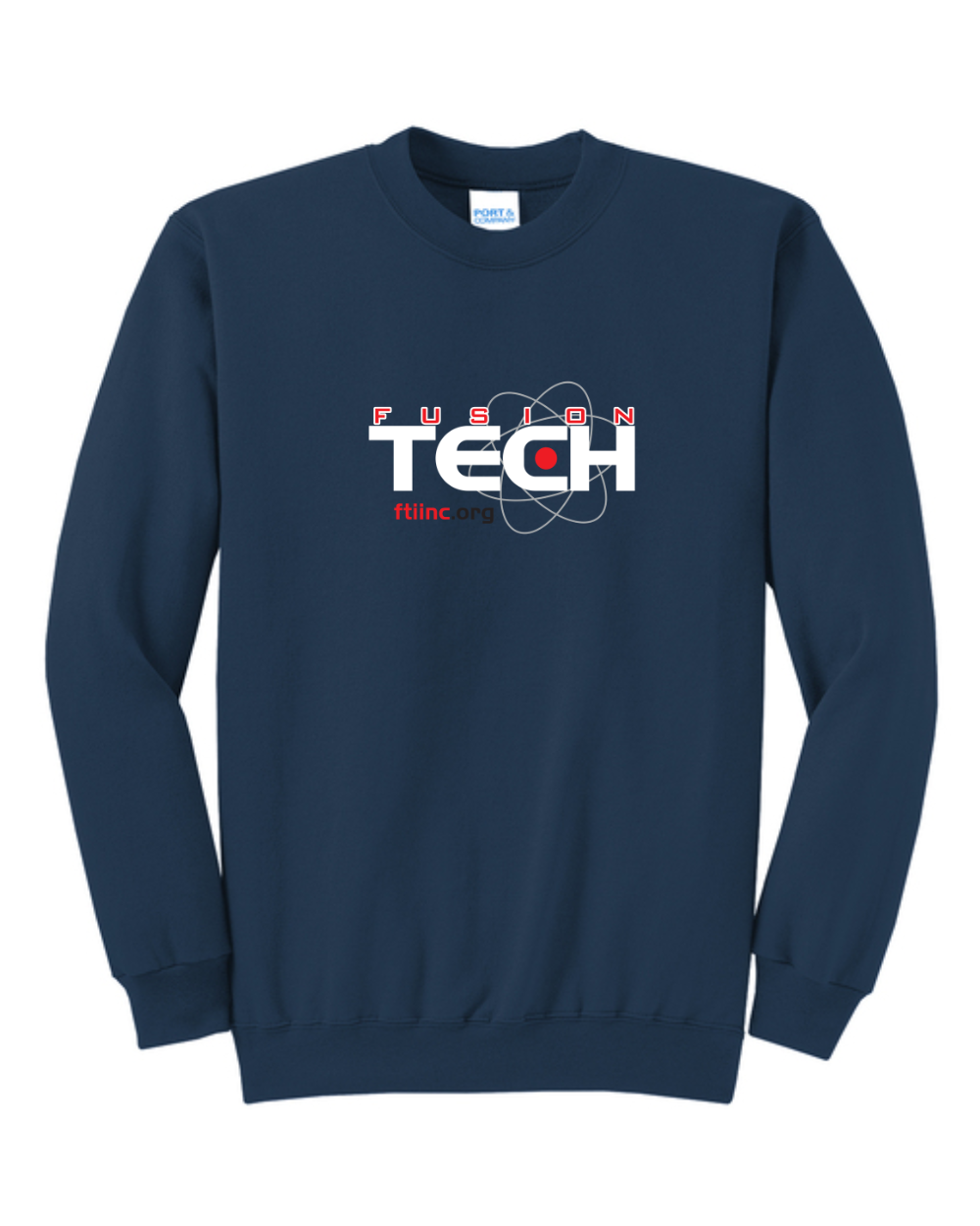 Fusion Tech Screenprinted Tall Crew Sweatshirt