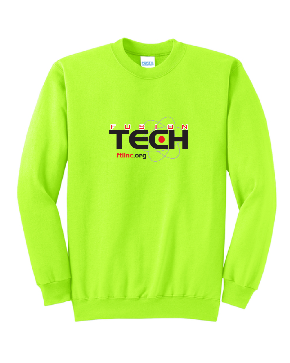 Fusion Tech Screenprinted Tall Crew Sweatshirt