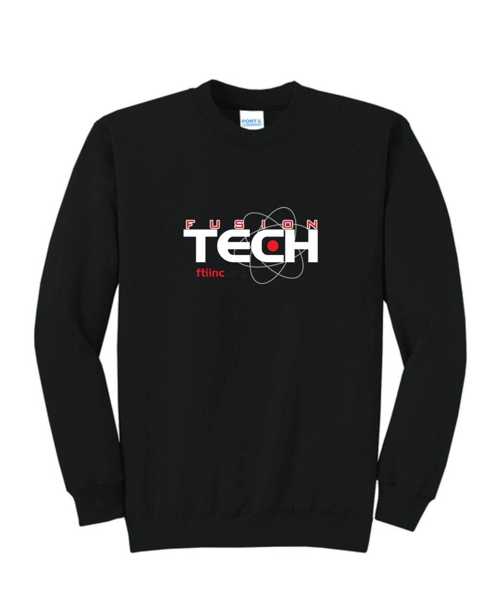 Fusion Tech Screenprinted Tall Crew Sweatshirt