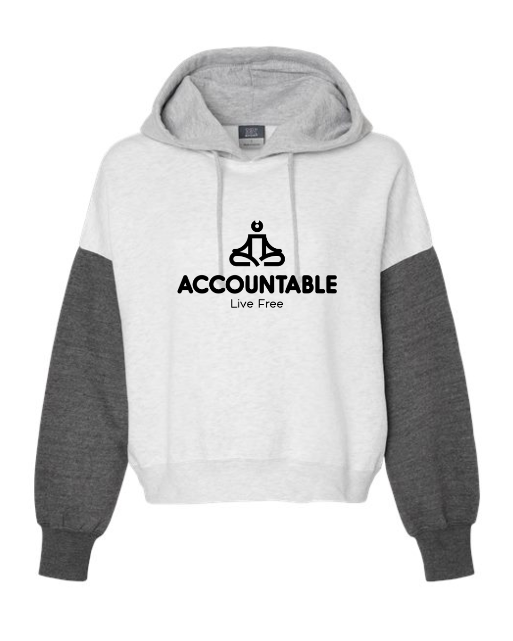 Live Free Ladies Crop Hoodie