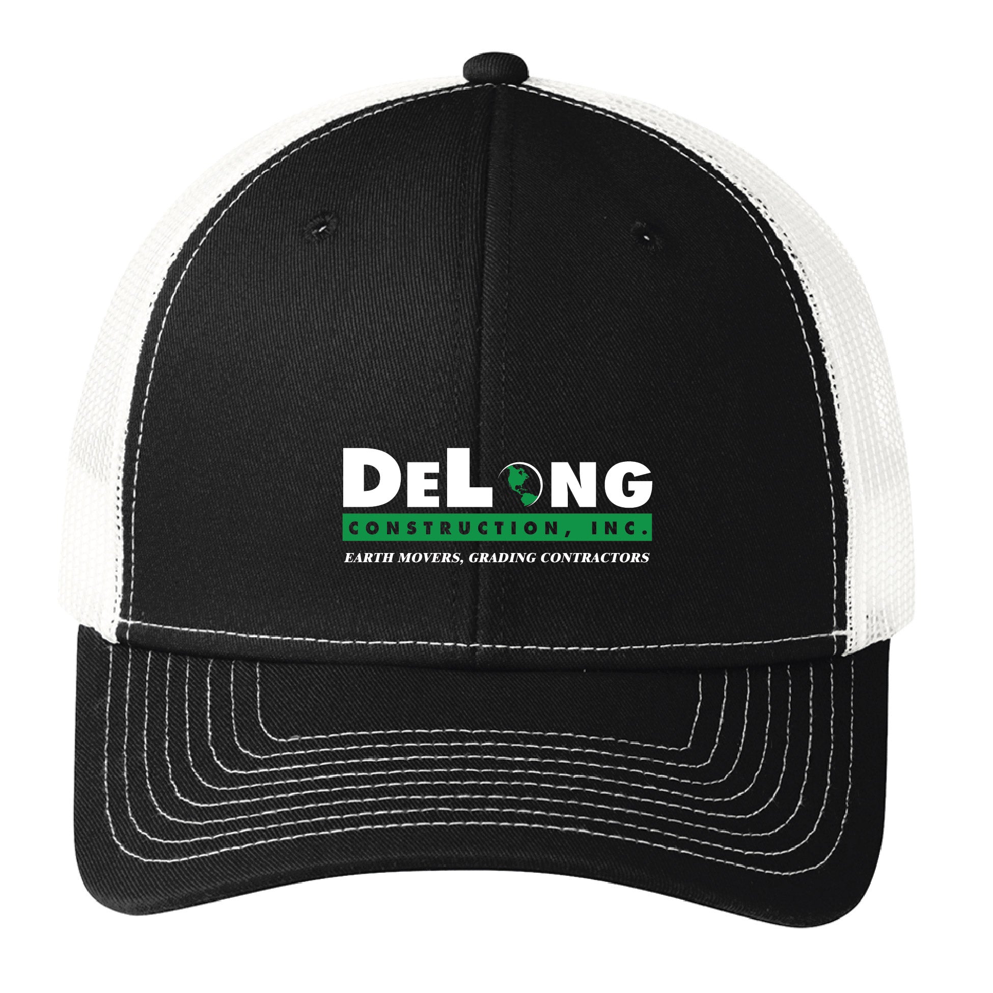 DeLong Construction Snapback Trucker Cap