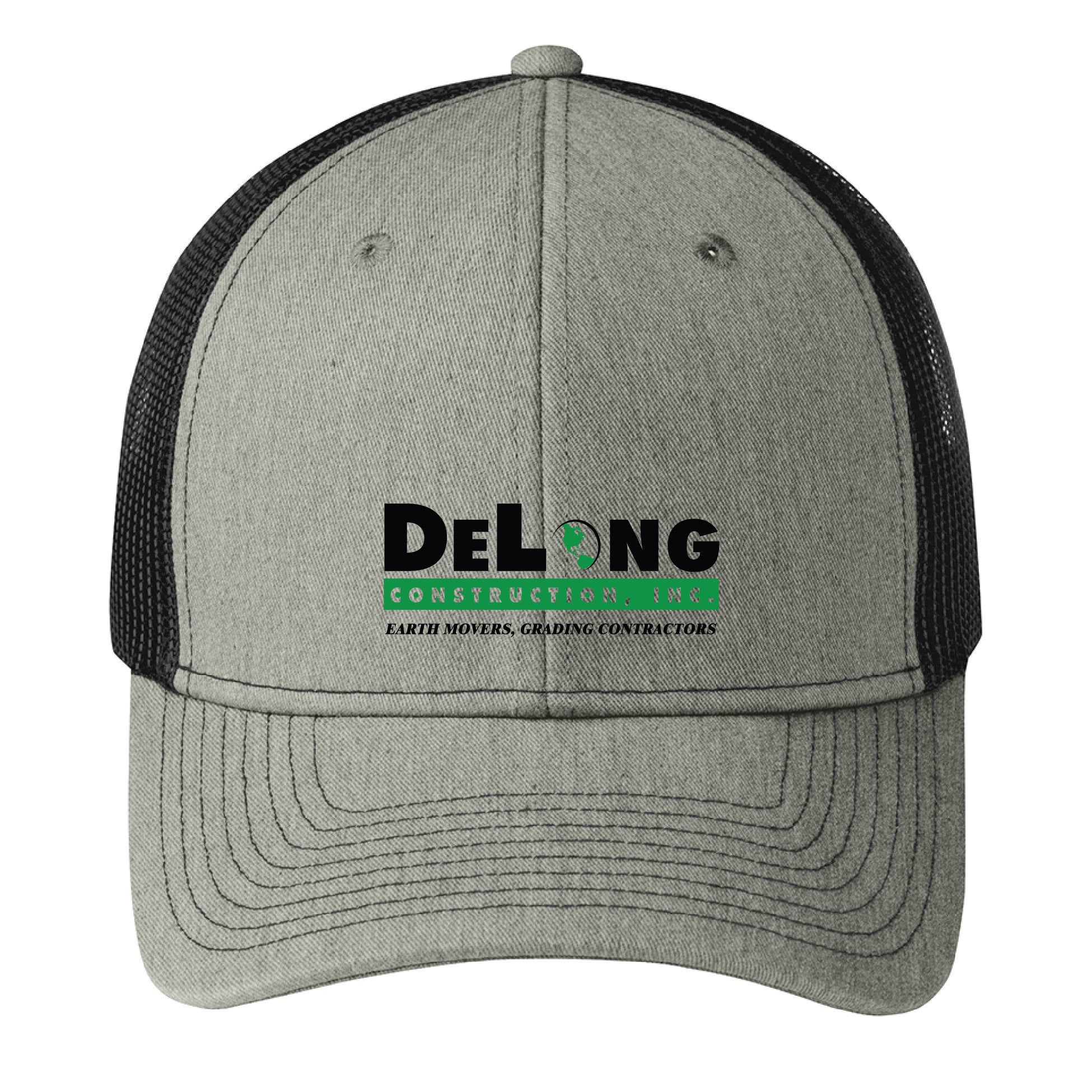 DeLong Construction Snapback Trucker Cap