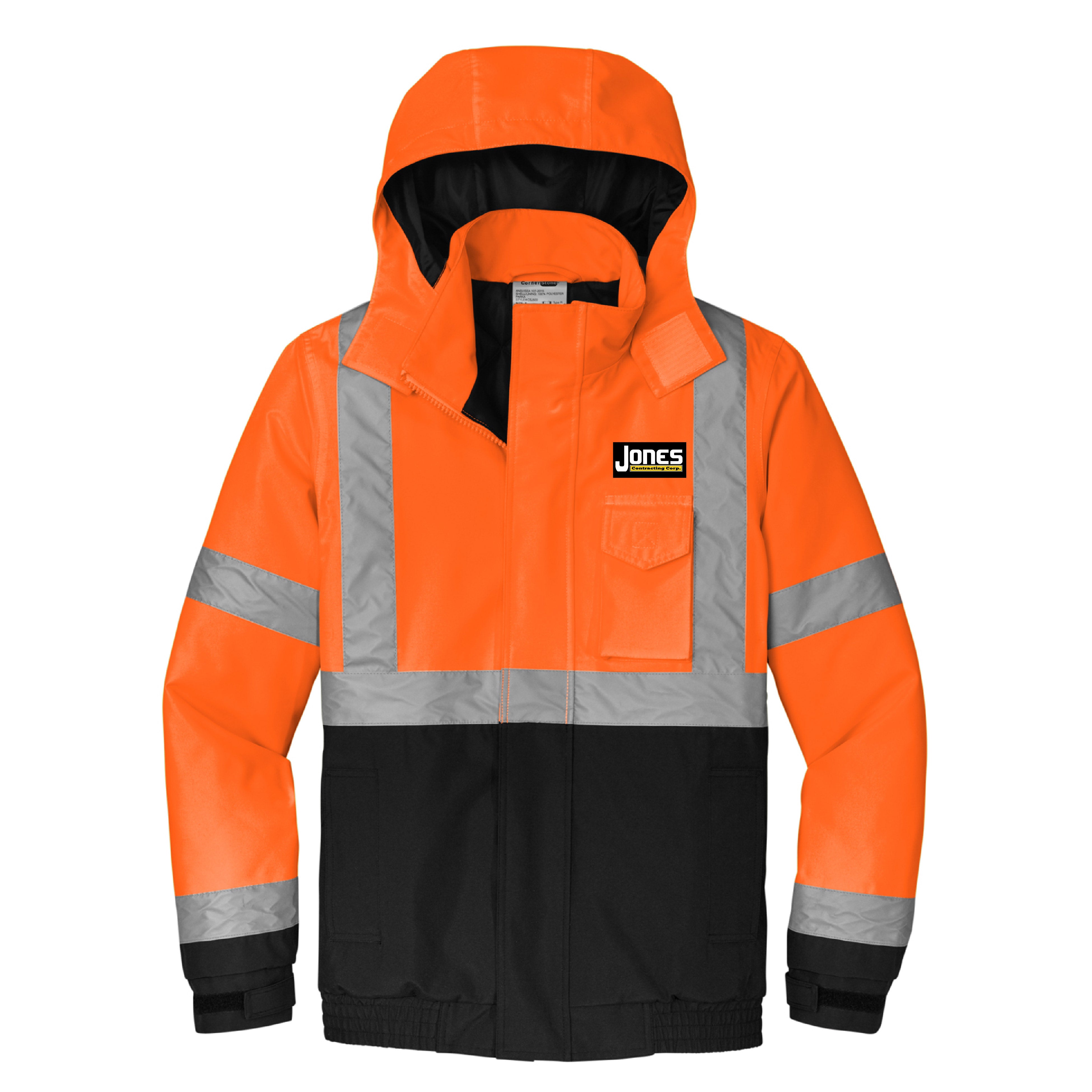 Jones Contracting ANSI 107 Class 3 Insulated Bomber Jacket