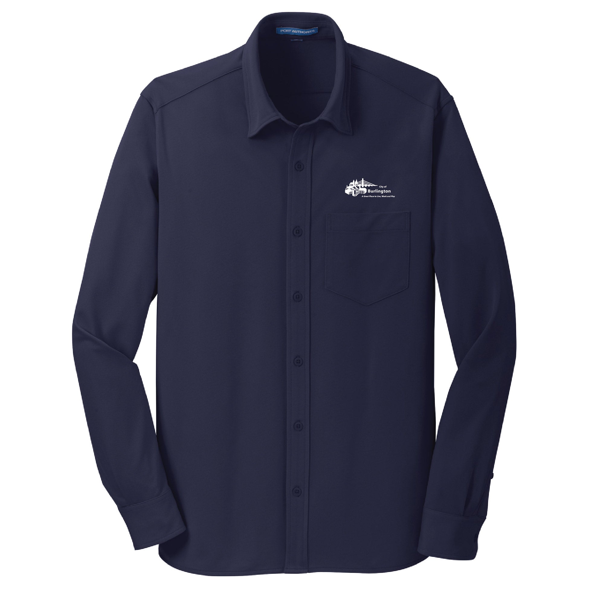 City of Burlington 2022 Knit Dress Shirt