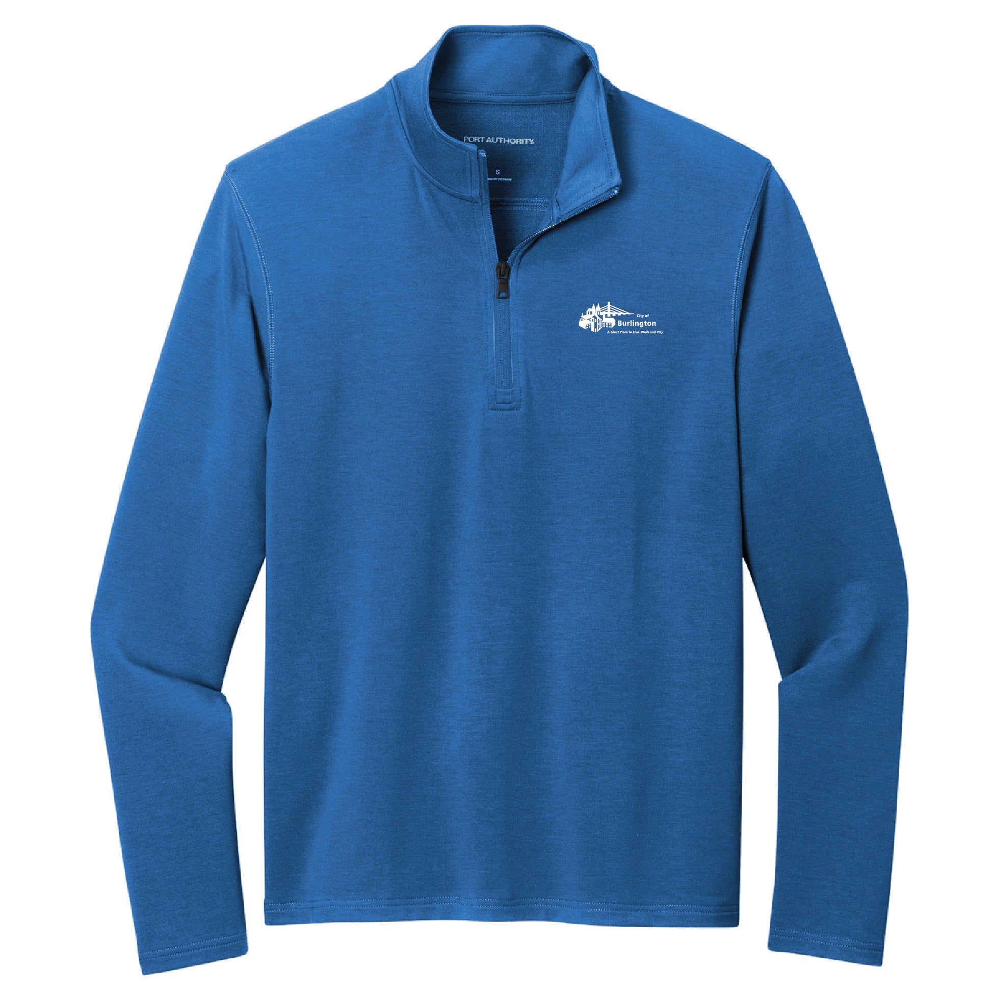 City of Burlington 2022 Microterry 1/4-Zip Pullover
