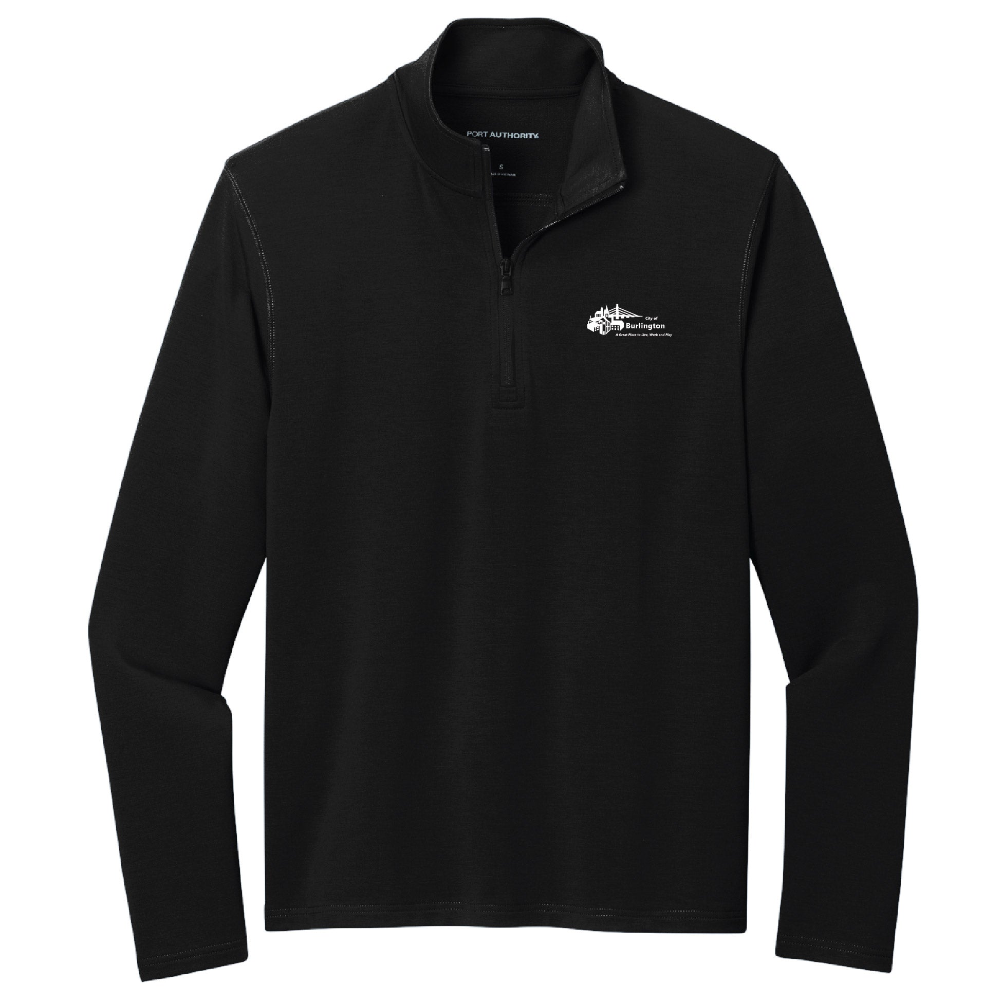 City of Burlington 2022 Microterry 1/4-Zip Pullover