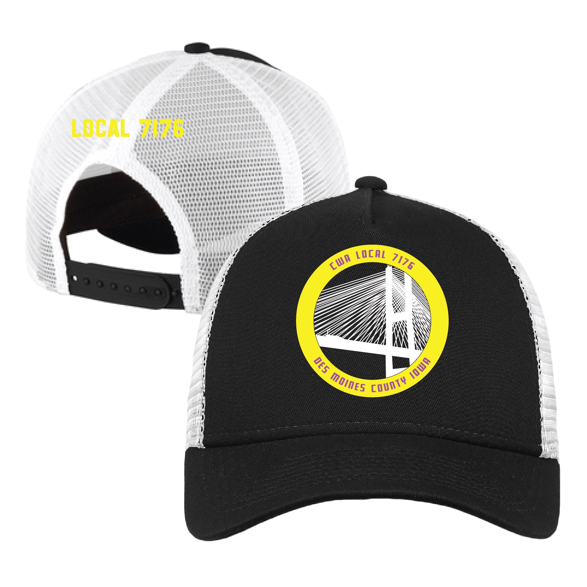 CWA Local 7176 New Era Snapback Trucker Cap