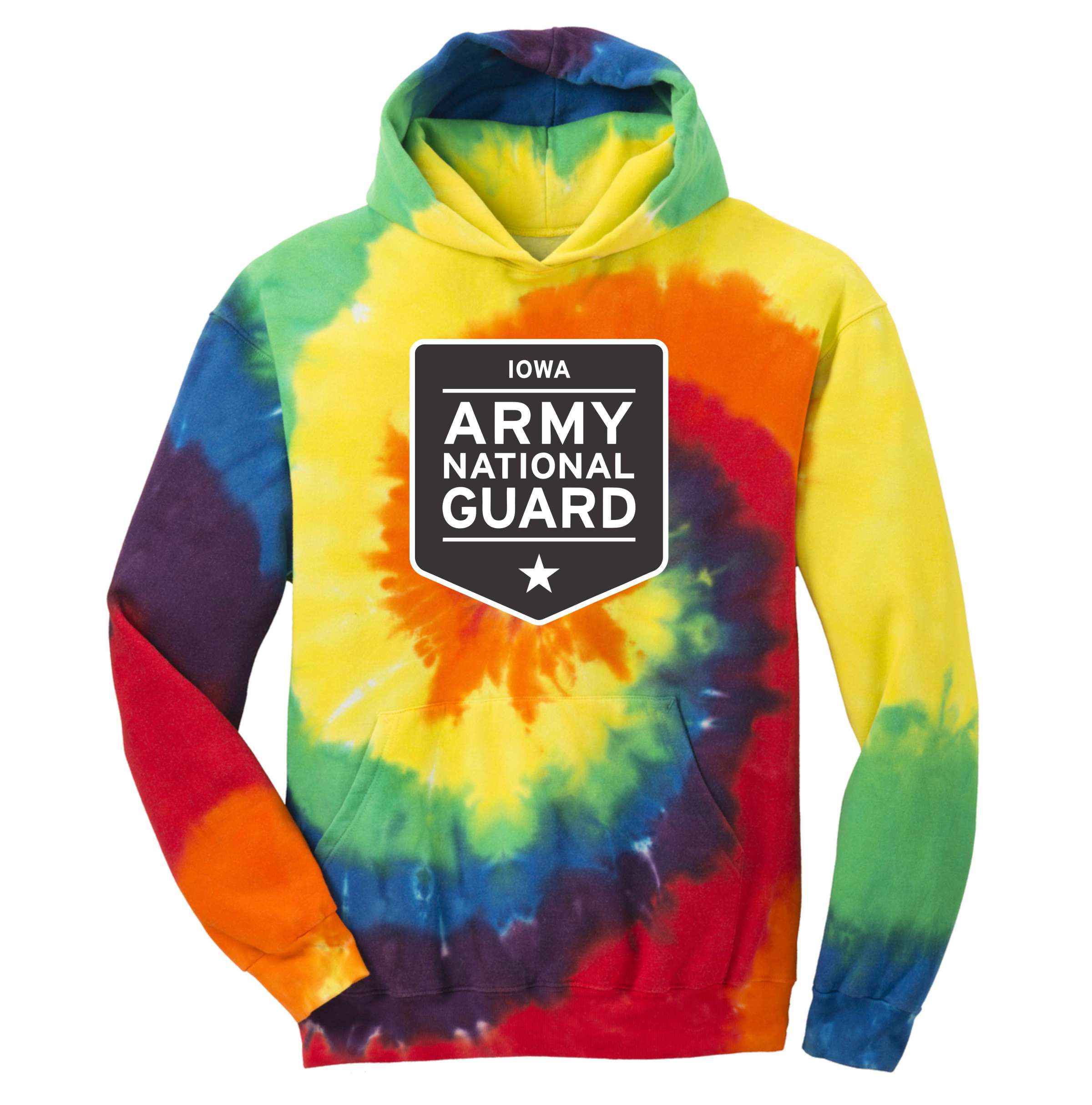National Guard 2020 Tie Dye Hooded Sweatshirt
