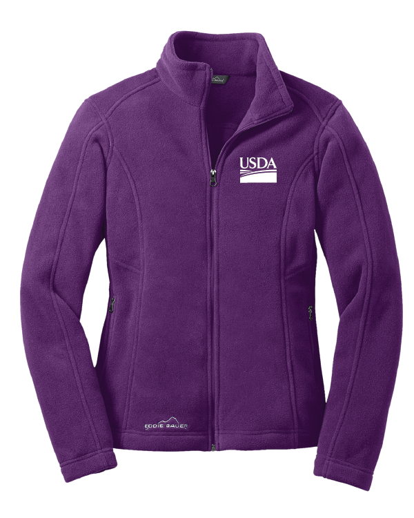 USDA Eddie Bauer Full-Zip Fleece Jacket